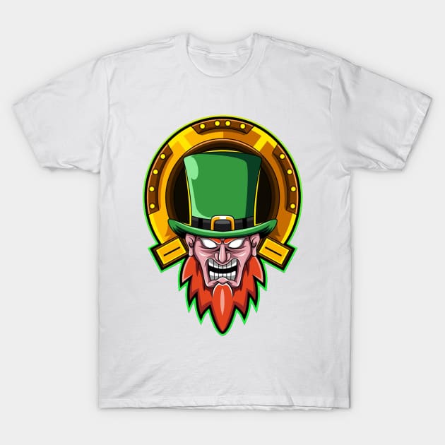 horseshoe Saint Patrick T-Shirt by GAGO5